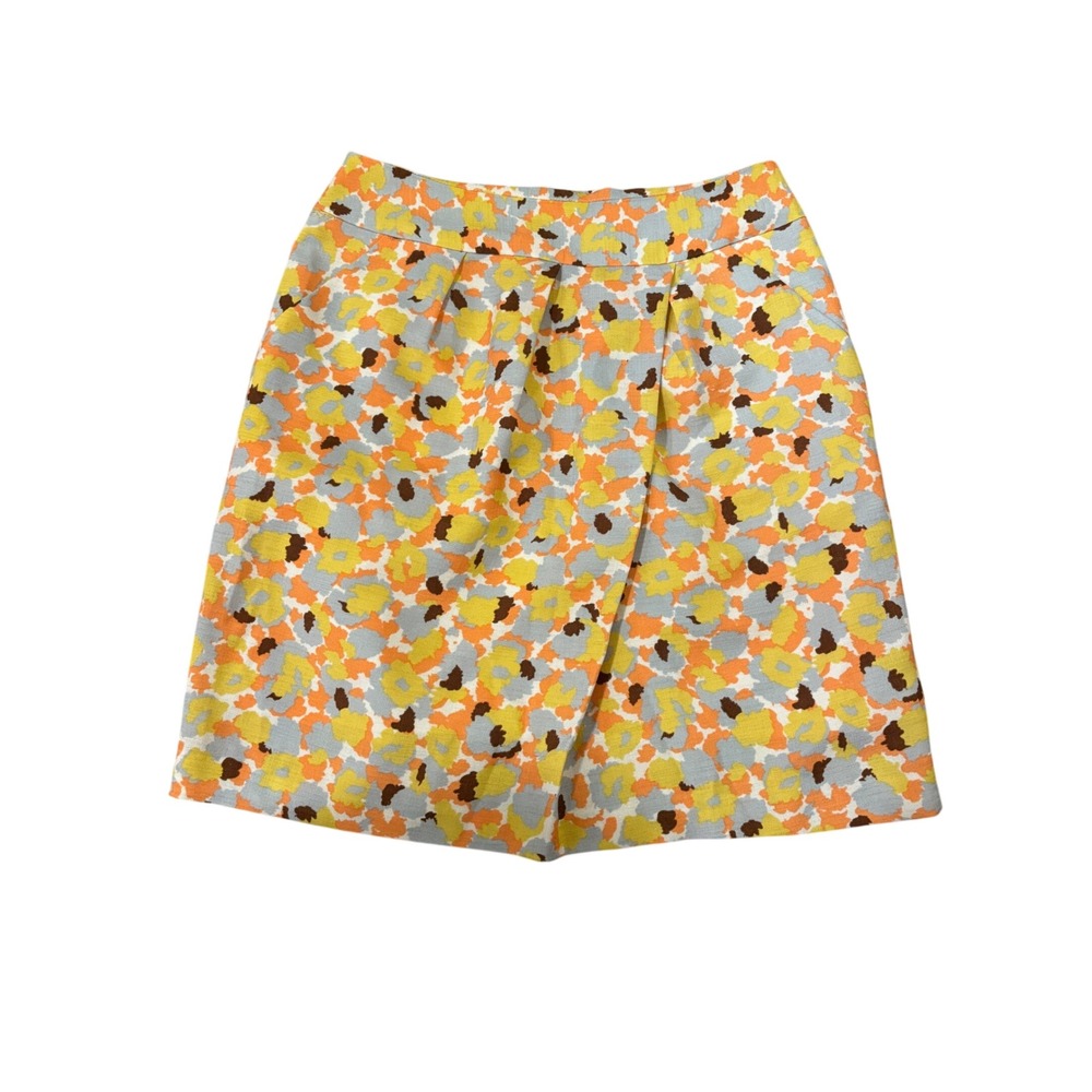 Rope Picnic Orange Yellow Floral Mini Skirt Japanese Size 38
